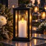 LED sviečka Agnes, biela trubica, teplý plameň, 12,5 cm, 1 kus