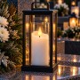 Świeca LED Agnes tuba biała ciepły płomień 10 cm 1 sztuka