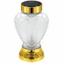 Solar LED lantern SUBITO SL5 golden heart matte warm flame 22cm