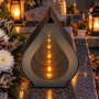 Znicz lampion LED SUBITO Kropla (1248) efekt nieskończonego płomienia 30cm