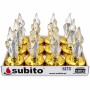 Wkłady LED do zniczy kapliczek lampionów SUBITO 3D (1273) złoty 12 sztuk