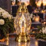 Wkłady LED do zniczy kapliczek lampionów SUBITO 3D (1273) złoty 12 sztuk