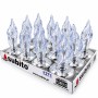 LED inserts for SUBITO 3D lanterns, shrines, candles (1271) silver, 12 pieces