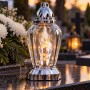 LED inserts for SUBITO 3D lanterns, shrines, candles (1271) silver, 12 pieces