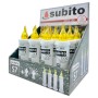 Wkłady do zniczy LED Subito S7 12 sztuk żółty