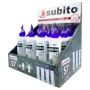 Wkłady do zniczy LED Subito S7 12 sztuk fioletowy